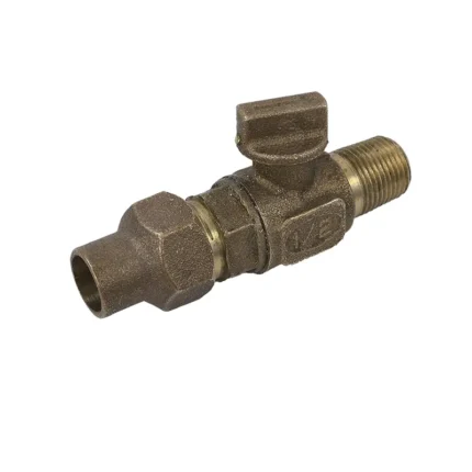 VALVULA INSERCION 1/2" 16 MM P/TUBO SIST