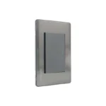 PLACA ARMADA 1 V. APAGADOR SENCILLO ACERO INOX