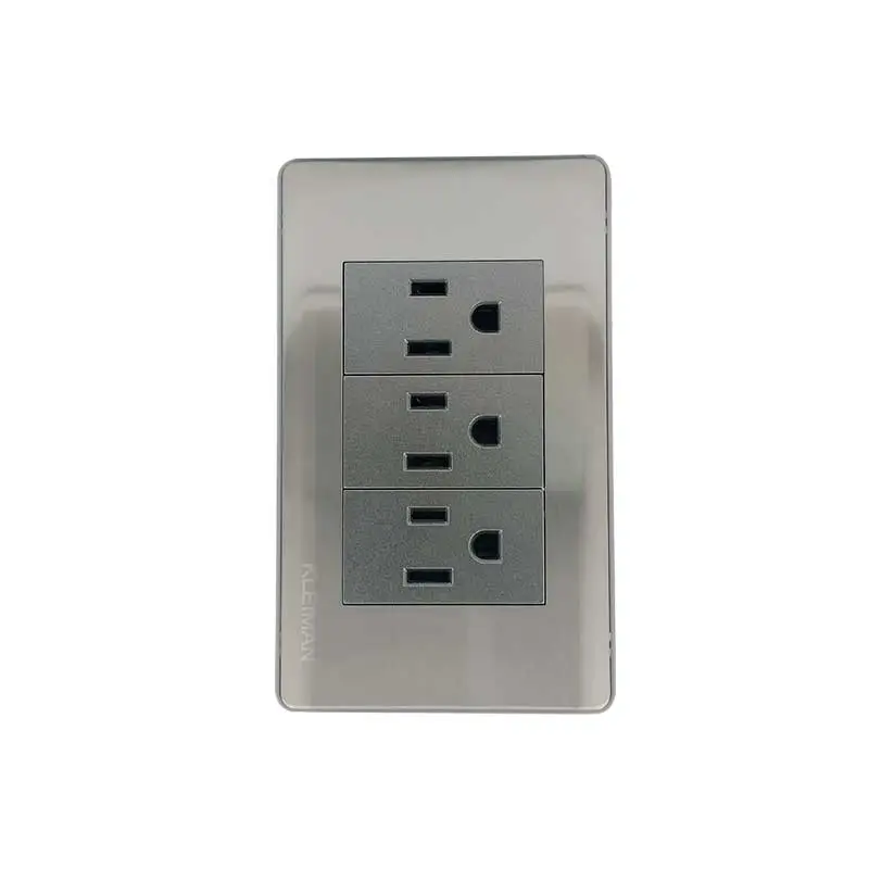 PLACA ARMADA 3 V. CONTACTO ATERRIZADO ACERO INOX