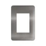 PLACA DE 3 V. ALUM/TITANIUM C/CHASIS QZ GO