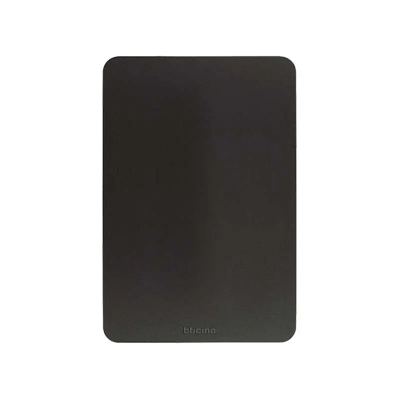 PLACA CIEGA O PILOTO NEGRA MATE C/CHASIS QZ GO