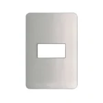 PLACA DE 1 V. ALUM/NATURAL C/CHASIS QZ GO