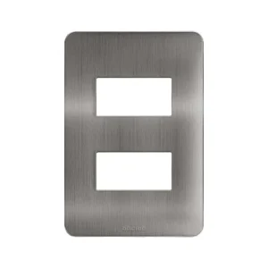 PLACA DE  2 V. ALUM/TITANIUM      C/CHASIS QZ GO