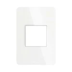 PLACA DE 2 V. BLANCO CENTRADO C/CHASIS QZGO