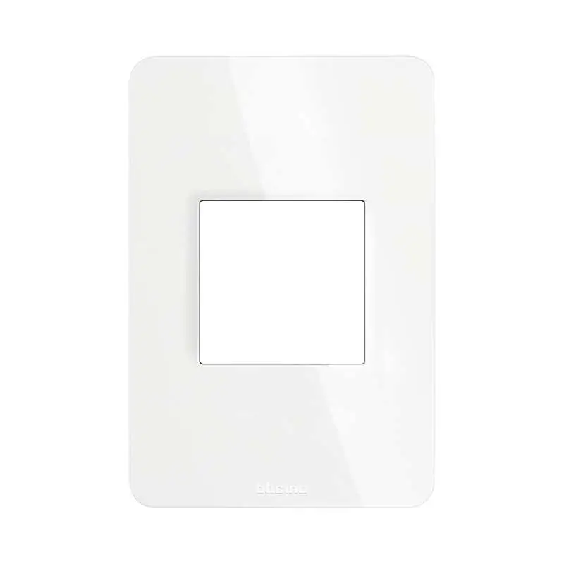 PLACA DE 2 V. BLANCO CENTRADO C/CHASIS QZGO