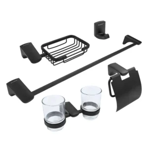 JUEGO DE ACCESORIOS NEGRO DE ZAMAC 5