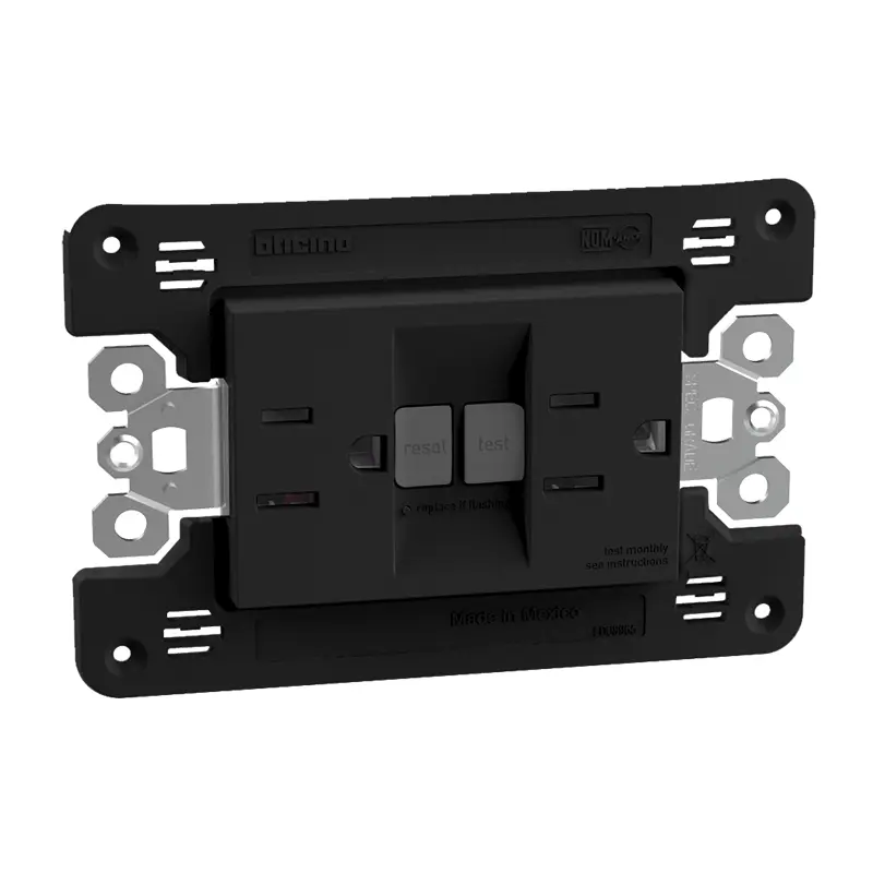 TOMACORRIENTE DÚPLEX CON ICFT 15A, 125V~ AUTOPROTE