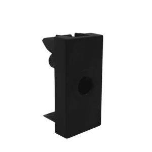 MÓDULO CON SALIDA PARA CABLE 1 MOD.NEGRO MATE QZGO