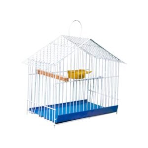 Jaula Decorativa o de Transporte para Pájaros y Aves Pequeñas - Tamaño Mediano - Diseño Elegante y Funcional - Código: JDT-PM-001