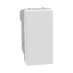 PULSADOR P/1 MODULO BLANCO QZ GO