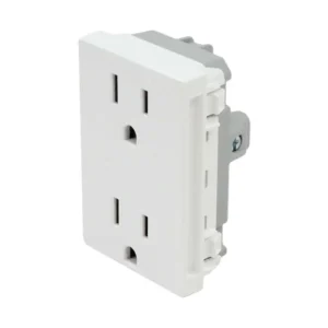CONTACTO DUPLEX POLARIZ BLANCO QZ GO