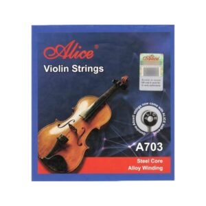 Juego de Cuerdas para Violín 4/4 Alice A703 - Calidad Profesional para Sonido Nítido y Duradero