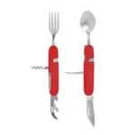 CUBIERTO 8 USOS DESPREND 11.0CM MGO ALU-RJO+FUND
