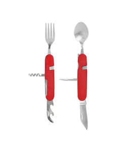 CUBIERTO 8 USOS DESPREND 11.0CM MGO ALU-RJO+FUND