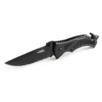 NAVAJA NEGRO S.O.S ROMPE VIDRIOS LISA-SIERRA 8.5CM