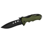 NAVAJA MGO VERDE ALUM HJA NEGRA LISA 12CM