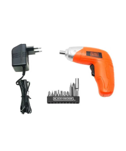 ATORNILLADOR 3.6V 200 RPM RECARGAB +SET ACCESORIOS