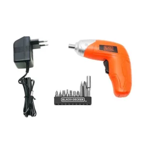 ATORNILLADOR 3.6V 200 RPM RECARGAB +SET ACCESORIOS