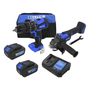 TALADRO 40V+PULIDORA 40V INALAMBRICOS C/CARGADOR