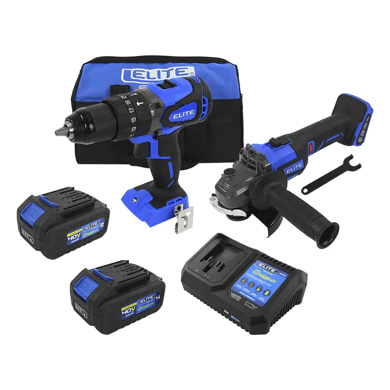 TALADRO 40V+PULIDORA 40V INALAMBRICOS C/CARGADOR