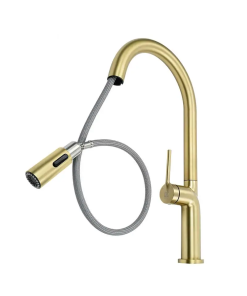 MONOMANDO P/ FREGADERO EXTRAIBLE DORADO