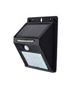 LAMPARA D PARED LED 4W SOLAR C/SENSOR DE MOV