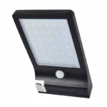 LAMPARA D PARED LED 8W SOLAR C/SENSOR DE MOV