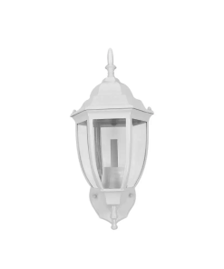LAMPARA FAROL CLASICO BLANCO  PARED 35CM ALTO