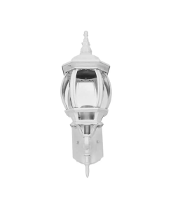 LAMPARA FAROL COLONIAL BLANCO DE PARED 45CM ALTO