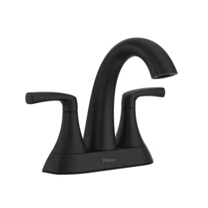 MEZCLADORA P/LAVABO 4" RANCH PALANCA NEGRO PFISTER