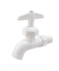 LLAVE NARIZ DE  13 MM.  1/2" PLASTICO C/ROSCA CONP