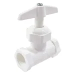 LLAVE DE PASO DE 13 MM. 1/2" PLASTICO