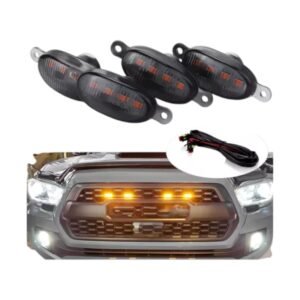 Kit Luces Parrilla LED Ámbar Universal Automotriz 12V, Alta Visibilidad y Estilo - Código: LP-12V