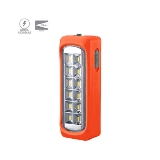LINTERNA LED 3.5W P/EXTERIOR RECARGABLE BAT LITIO