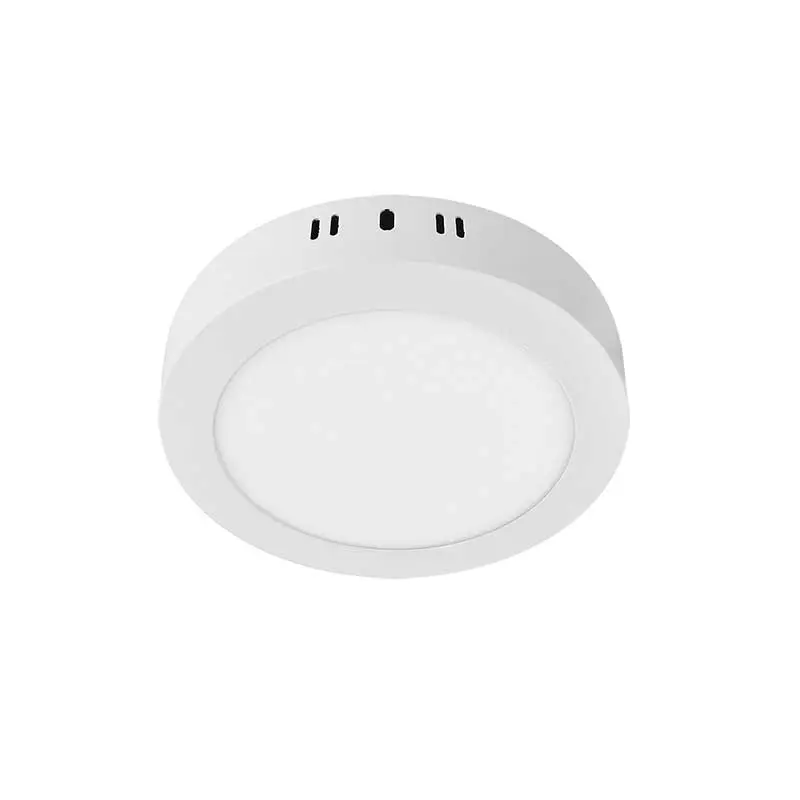 LAMPARA P/TECHO 12WTS LED REDONDA VISIBLE L/BCA