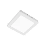 LAMPARA P/TECHO 12WTS LED CUADRADA VISIBLE L/BCA
