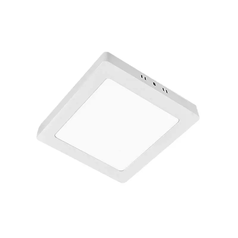 LAMPARA P/TECHO 12WTS LED CUADRADA VISIBLE L/BCA