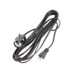 Extensión Eléctrica Lion Tools 0821 de 6 Metros en Color Negro con Portalámparas E26/E27 y Clavija Polarizada para Uso Doméstico - Corriente Máxima de 5 A