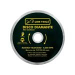 Disco Diamante Rin Continuo 4 1/2" Lion Tools 3504 para Corte Fino en Loseta y Azulejo - 114.3 mm de Diámetro