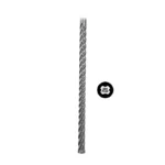 BROCA CON PUNTA DE CARBURO 4 CUCHILLAS 5/8" X 8"