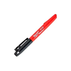 MARCADOR PUNTO FINO COLOR NEGRO          MILWAUKEE
