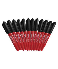 MARCADOR PUNTA ULTRA FINA COLOR NEGRO 12PZ