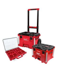 CAJA P/HERRAMIENTA CON RUEDAS + 2CAJAS MILWAUKEE