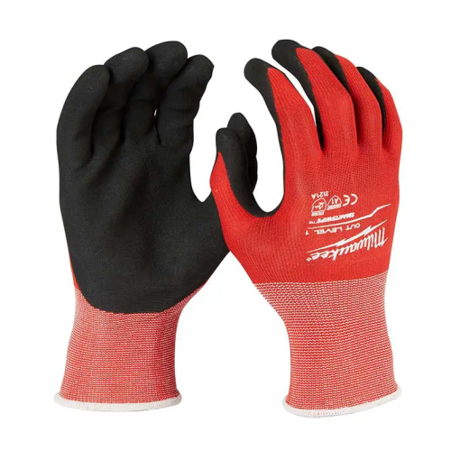 GUANTES DE NITRILO NIVEL 1 TALLA L MILWAUKEE