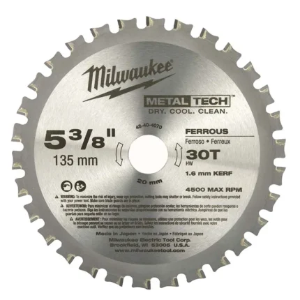 SIERRA CIRCULAR DE 5-3/8  30 DPP CBD PARA METALES