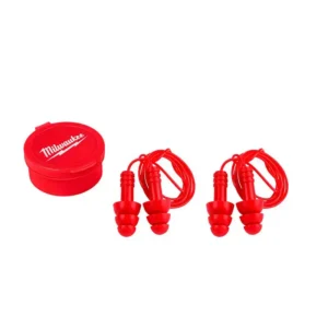 TAPONES DE SEGURIDAD RE-UTILISABLES C/CORDON 3 PK MILWAUKEE