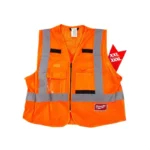 CHALECO DE SEGURIDAD ALTA VISIBIIDAD NARANJA XXG