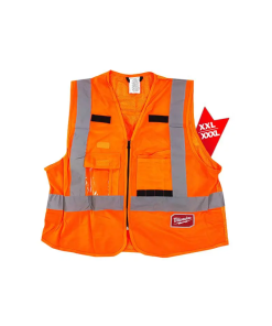 CHALECO DE SEGURIDAD ALTA VISIBIIDAD NARANJA XXG