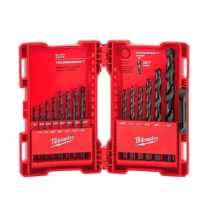 BROCA P/FIERRO Y MADERA THUNDERBOLT OXINEGRO 21PZ