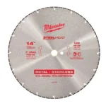 DISCO DE CORTE 14" P/METAL STEELHEAD MILWAUKEE